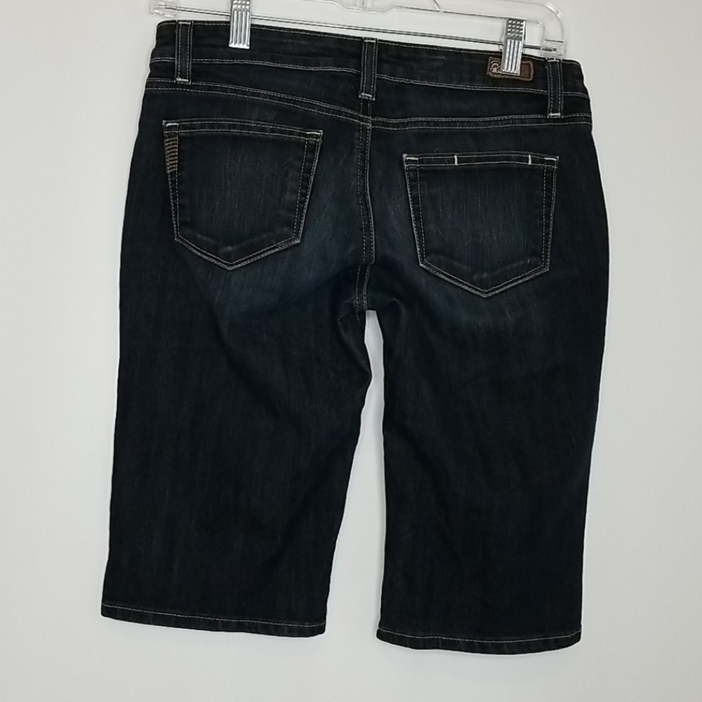 Paige Premium Long Bermuda Jean Shorts Size 25 - Picture 3 of 9